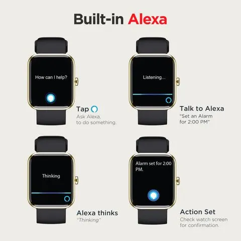 boAt Xtend Smartwatch with Activity Tracker (42mm LCD Display, 5ATM Water Resistant