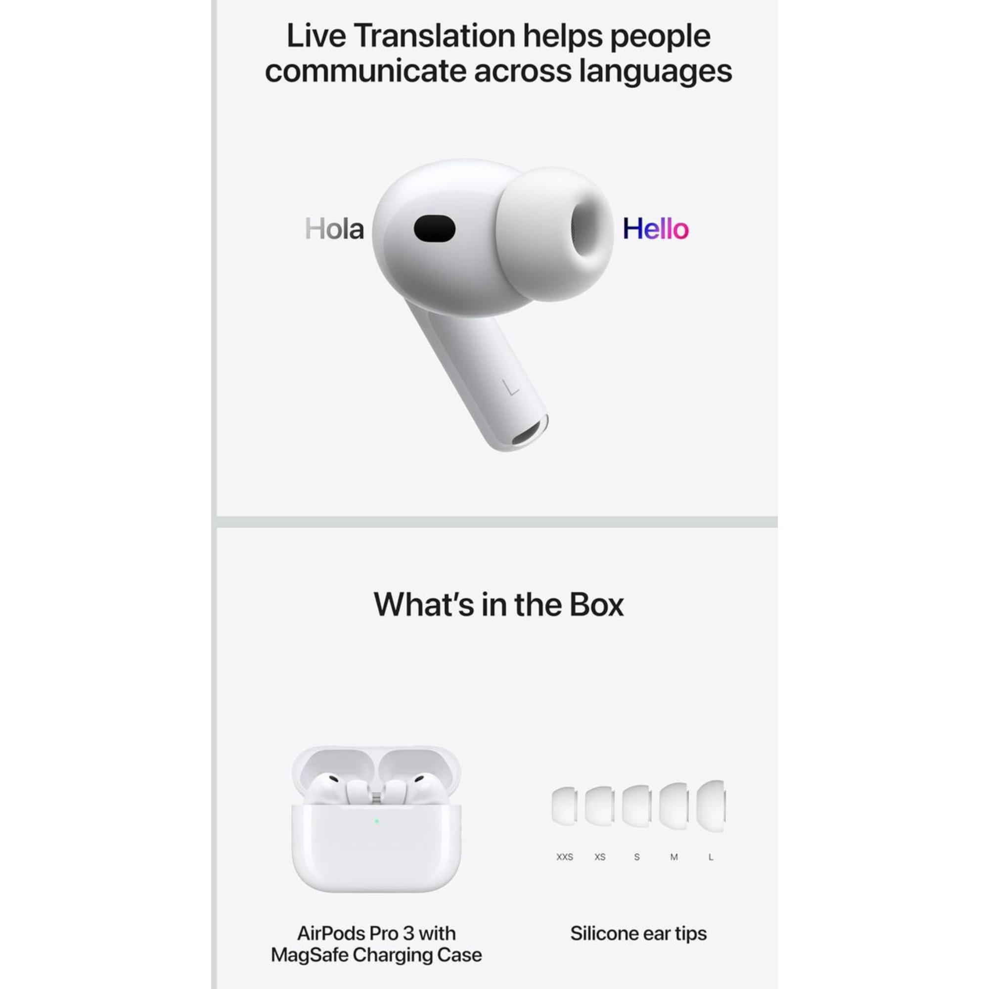 Accesspods Pro 3 Active Noise Cancellation Wireless ANC Earbuds with H2 Chip, Bluetooth 5.3 & IP57 Rating – 598mAh Battery, Dual Mic,